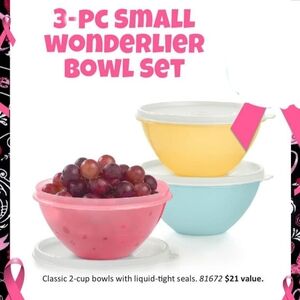 Tupperware 3pc wonderlier set